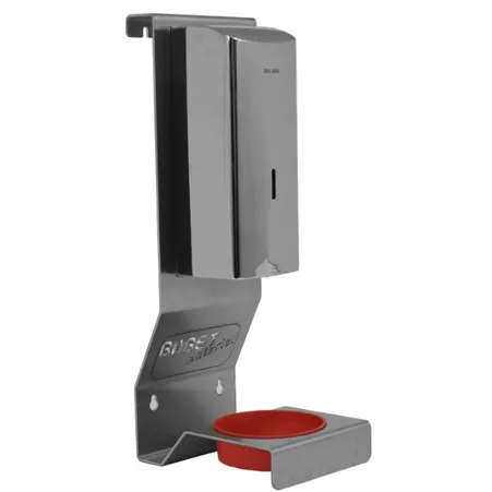 Såpedispenser elektronisk + veggbrakett m/drypplate