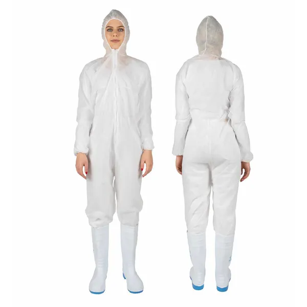 Besøksdress hvit 2XL, krt à 80stk