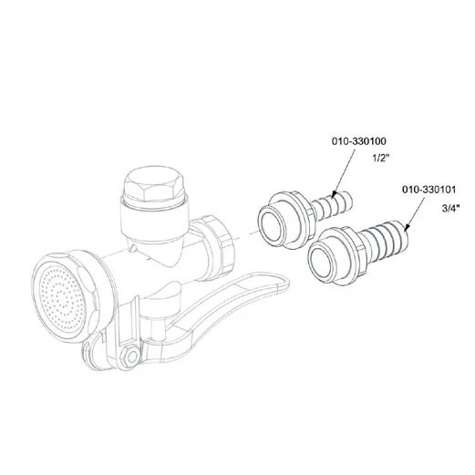 Slangekobling 1/2" Schermer