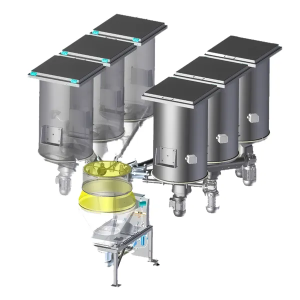 Spiromatic silosystem småkomponentanlegg 