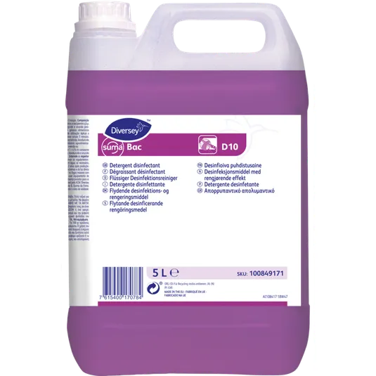 SUMA BAC D10 overflatedesinfeksjon, 5L
