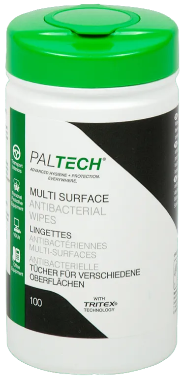 PAL desinfeksjons wipes til sensitive overflater