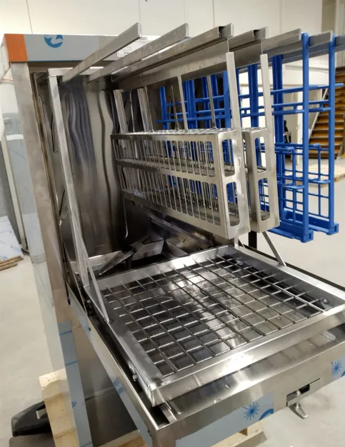 Knivholdervogn med nettingbunn