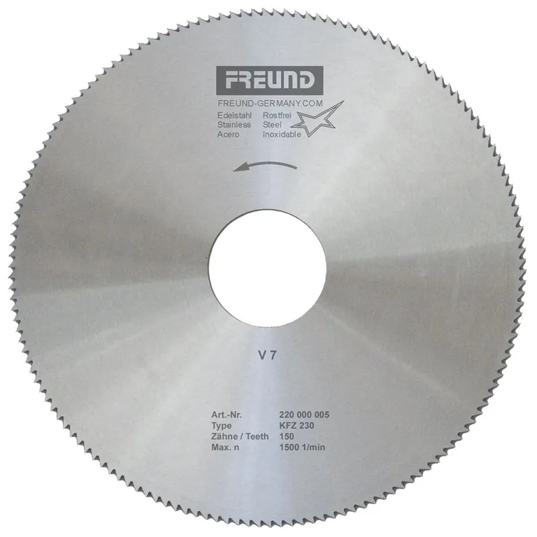 Sagblad KFZ 160, fintagget