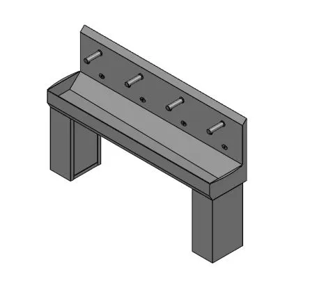 Vaskerenne 4-punkts frittstående