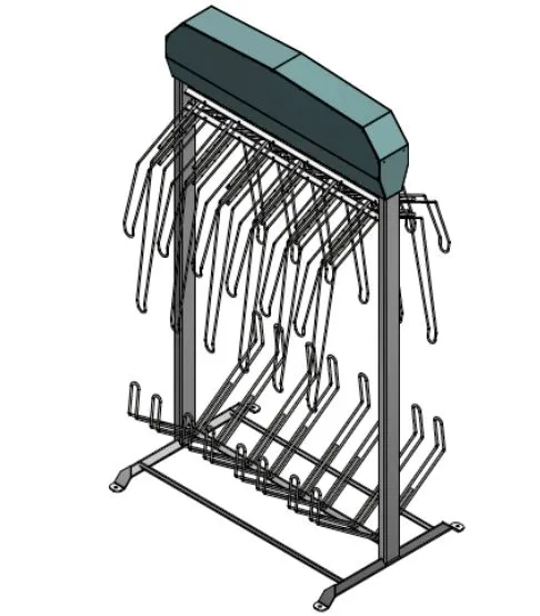 Tørkestativ til arbeidstøy og støvler 