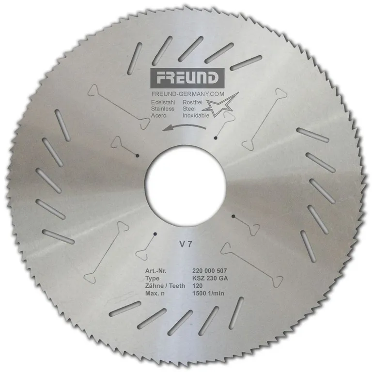 Sagblad KSZ 230, stillegående