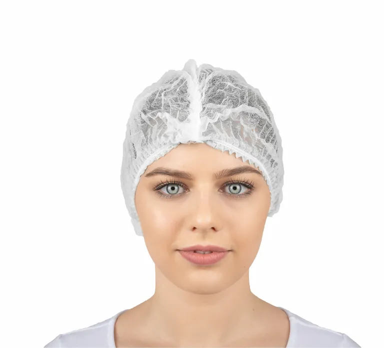 Hårnett hvit 53cm