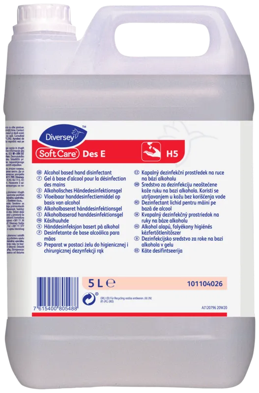 Soft Care hånddesinfeksjon 5L, 2x5L i krt