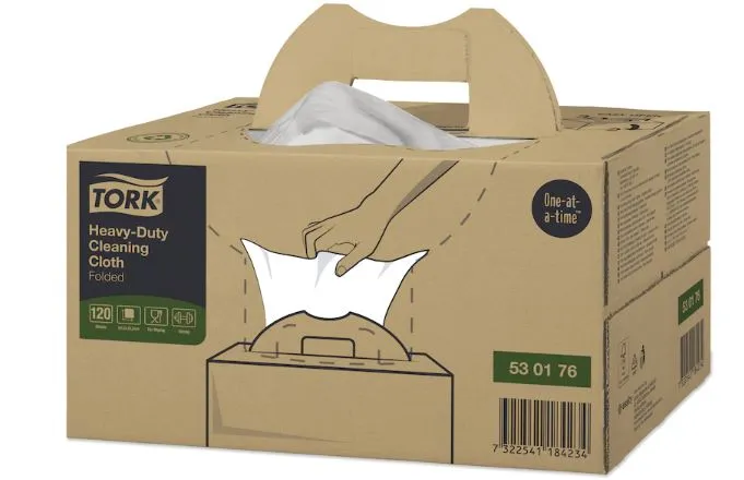 Rengjøringsklut TORK sterk Hvit