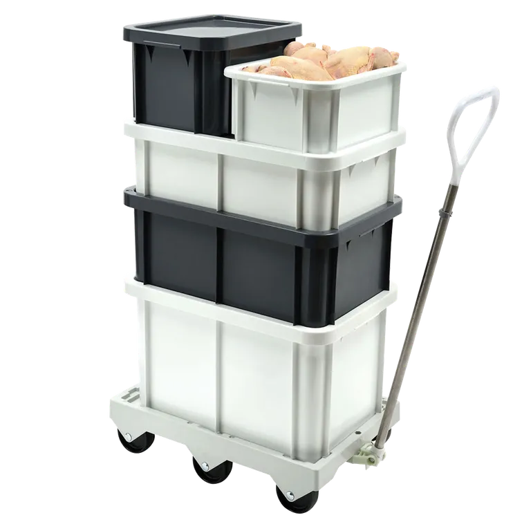 Plastkasse Gilac hvit 60x40cm