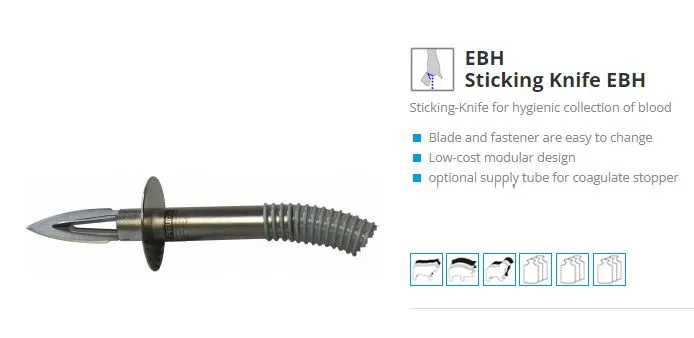 Freund stikkekniv 160mm for storfe