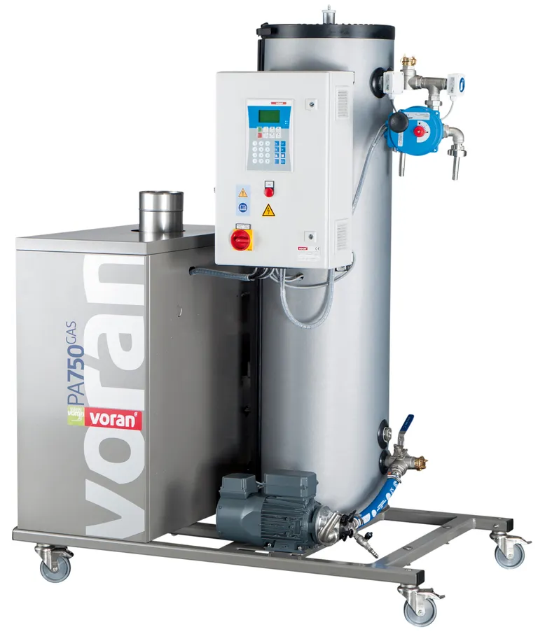 Voran pasteurisering med gassfyrt brenner