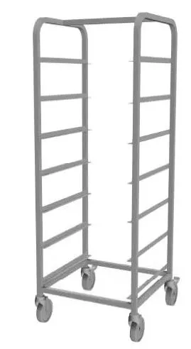 Vogn til oppvaskkurver 6stk