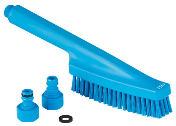 Håndbørste med vanngjennomløp, 330mm Blå