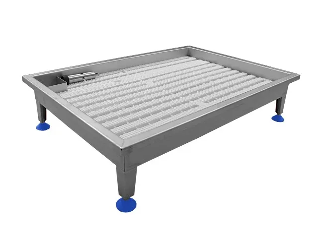 Fotbad 1000x700mm m/duckboard