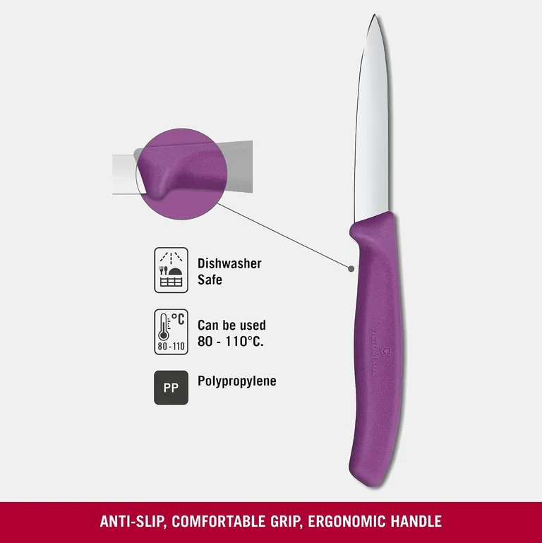 Skrellekniv Victorinox 8cm, lilla