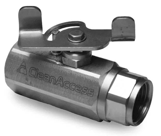 Kuleventil 1/2" rustfri