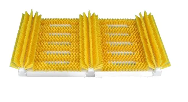 Børstesett til fotbad GUL