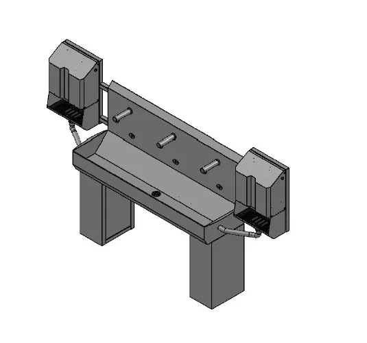 Vaskerenne 3-punkts frittstående